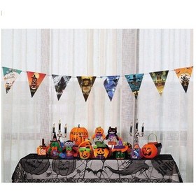 Resim Parti Cadılar Bayramı Halloween Bayrak Banner Süs 8 Li 3 Metre 001 