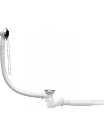 Resim Gama Pipo Küvet Trobleni Körüklü Küvet Gider Sifonu 