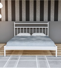 Resim Metalia Gm 224 Lima Çift Kişilik Metal Karyola Beyaz 140x190 