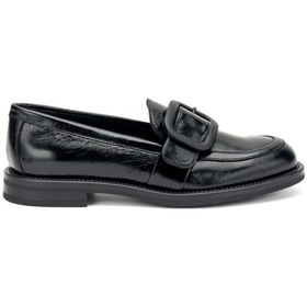 Resim Nero Black Oxford Klasik Kadın 90q5 Frau Alıas Nero Siyah 