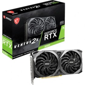 Resim MSI Geforce RTX3060 Ventus 2x 12G Oc 12GB Gddr6 192BIT 1xhdmı 3xdp Ekran Kartı 