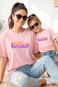 Resim genosha Anne Kız 100% Pamuk T-shirt Mama Mini Mother Daughter TEKLİ FİYAT 