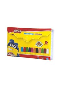 Resim Pastel Boya- Play-doh Çantalı 12 Renk Çok Renkli 