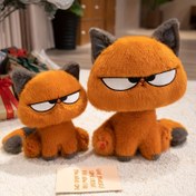 Resim Sevimli ve Serin Kedi Peluş Oyuncak, Kabarık Turuncu Kedi Hayvan Oyuncak, Kawaii Büyük Göz Kedi Dolgulu Hayvanlar Peluşleri, Yüksek Kaliteli Kedi Oyuncak Bebek, Sevimli Doğum Günü Hediyesi, Cadılar Bayramı, Noel ve Paskalya için İdeal Hediye 