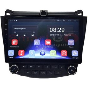 Resim Honda Accord / Alt Panel Tuşlu 2003-2007 10 inç 10-256 GB Android Carplay Multimedya 