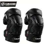 Resim Xuweiwei Cuirassier Ayarlanabilir Motor Dizlik Desert Yellow 800d Oxford Polyester Eva Köpük Şok Emici Gece Görünürlük Reflektif Çöl Sarısı 