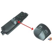 Resim Genel Markalar Volkswagen Crafter Uyumlu Cam Açma Düğmesi Çiftli Takım 