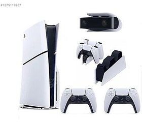 Resim Sony Playstation 5 Slim CD'Lİ+2.KolŞarj İstasyonu+Kamera SC TEC. 