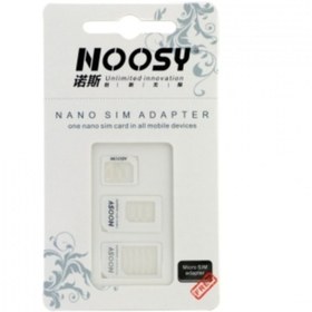 Resim NOOSY Nano Ve Micro Sim Kart Adaptörü Siyah 