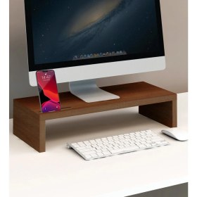 Resim Bk Gift Ahşap Telefon Bölmeli Monitör Yükseltici Stand 
