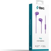 Resim Ttec Pop Mikrofonlu Kulakiçi Kulaklık 3.5mm 2KMM13B 