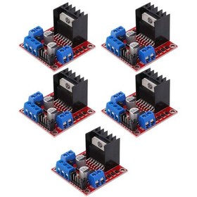 Resim Hombey 5 Adet L298n Çift H Köprü Motor Sürücü Modülü - Adım Motor Kontrolü, Yüksek Verim, Kolay Kurulum 