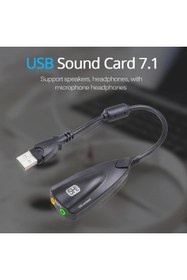 Resim SANEC USB Harici 7.1 12 Kanal Ses Kartı 