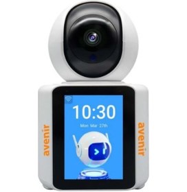 Resim Avenır Av-s225 2mp Dahili Ekranlı Görüntülü Görüşme 360 Derece Dönebilen Wifi Bebek Kamerası 