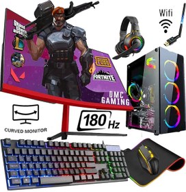 Resim DMC N243 (PUBG,GTA 5) Reyzen 7 5700,32gb,1tb Hdd,256gb Ssd,rx580,24''180hz Oyuncu Masaüstü Bilgisayar 
