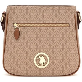 Resim U.S. Polo Assn. Kadın Koyu Bej Çapraz Çanta 50293698-VR088 