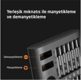 Resim İmiki Imiki 51IN1 Hassas Manyetik Tornavida Seti - Xiaomi Mi Precision Screwdriver Kit 2 