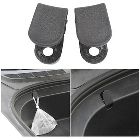 Resim Tesla Model 3 İçin Araç Ön Kanca Tutma Klips Seti 