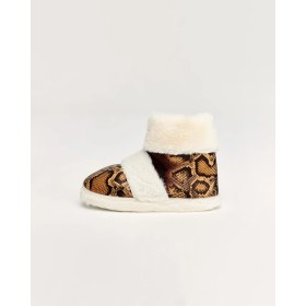 Resim KULP - Yılan Desenli Kadın Panduf 