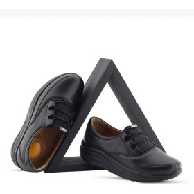 Resim Barmea 855 Kadın Siyah Ortopedik Topuk Dikeni Hafif Yürüyüş Ayakkabısı 