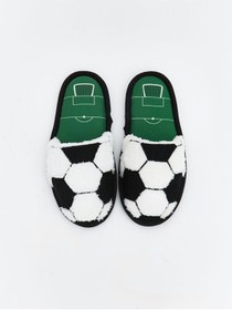 Resim LC Waikiki LCW STEPS Futbol Topu Figürlü Erkek Çocuk Pelüş Ev Terliği 
