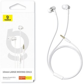 Resim Baseus Encok Encok HZ11 Kablolu Kulak Içi Kulaklık Beyaz 