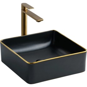 Resim Lena E-4070S Tezgah Üstü Porselen Lavabo 