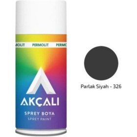 Resim Akçalı 326 Parlak Siyah Sprey Boya 400ML 