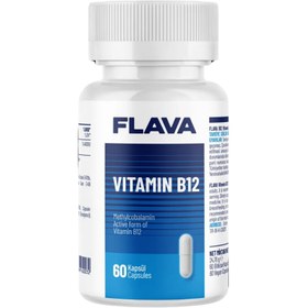 Resim FLAVA Vitamin B12 Metilkobalamin 60 Kapsül 