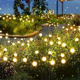 Resim Güneş Işıklı LED Bahçe Lambaları - 10 adet/8 adet/6 adet LED, 8 Aydınlatma Modu, Dış Mekan Bahçe ve Yol Dekorasyonları, Bahçenizi veya Partinizi Büyülü Işıkla Doldurun, Mükemmel Noel, Cadılar Bayramı, Şükran Günü, Paskalya Hediyeleri, 4 Mevsim İçin Uygun, 11 Festival Gereksinimlerini Karşılayın. 