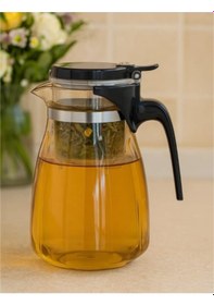 Resim Konyax 900 Ml Süzgeçli Cam Sürahi 