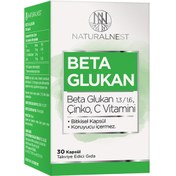 Resim NaturalNest Beta Glukan 30 Kapsül 