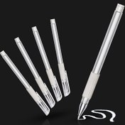 Resim 10 adet Dövme Marker Kalem Sabitleyiciler - Doğru Çizim İşlemeleri İçin Hassas Kılavuz, Ergonomik Tasarım, Tüm Hafif Bej Tipleri İçin İdeal, Dövme Aksesuarları, Sabitleme Aracı, Şık Metalik Bitiş, Dayanıklı Plastik İnşaat 