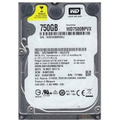 Resim Western Digital WD7500BPVX 2.5" 750GB 5400rpm SATA HDD Western Digital WD7500BPVX 2.5" 750GB 5400rpm SATA HDD