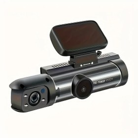 Resim Lumaworld No Memory Card Dual Lens Car Dash Cam On Araç Için 1080p Hd Ön 720p Hd Iç Kamera Gece Görüşü Döngü Kayıt 
