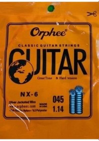 Resim Orphee Nx-6 Klasik Gitar Kalın Mi Teli 