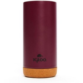 Resim Çelik Mug Termos - Igloo - Cork - 500ml - Bordo - 205695 