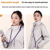 Resim Açık Hava Seyahat Cep Telefonu Askısı Çapraz Vücut Ayarlanabilir Uzun Askı Hırsızlık Önleyici Örgülü Kayıp Önleyici Güvenlik İpi Paslanmaz Çelik Grommetler, Polyester Elyaf, Açık Hava Etkinlikleri İçin 