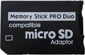 Resim PSP Memory Stick Pro Duo Adaptör PSP Hafıza Kartı Adaptör Mikro SD Kart Çevirici 