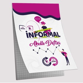 Resim İnformal Akıllı Not Defteri 1 Adet A5 80 Gr 30 Yaprak 60 Sayfa 