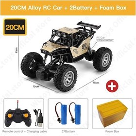 Resim 1:20 Alaşım Rc Araba Led Işıkları İle 2.4g Radyo Uzaktan Çok Renkli 