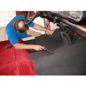 Resim Araç 10mm Flexi Kauçuk 100cmx 5mt Yanmaz Oto Ses Yalıtım Süngeri Yapışkanlı 5m² 