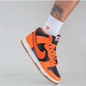 Resim Nike Dunk Hi Retro University Erkek Siyah Spor Ayakkabı 