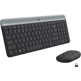 Resim Logitech MK470 Slim Combo Kablosuz Klavye Mouse Seti 12 Fn Kısayolu ile Kompakt Klavye Sağ 