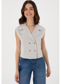 Resim U.S. Polo Assn. Kadın Taş Örme Yelek 50300764-VR049 