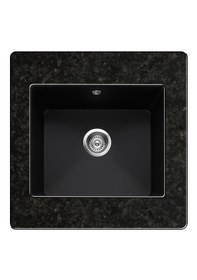 Resim Bloom Platin 400 Granit Eviye Siyah 40 x 40 CM 
