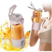 Resim Oldfriend Pembe Dijital Kronometreli 10 Bardak Kapasiteli Şarj Edilebilir Kişisel Smoothie Blender 