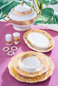 Resim ACAR Josephine 12 Kişilik 60 Parça Porselen Yemek Takımı 