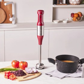 Resim Karaca Mastermaid Prosteel 2000W Mutfak Robotu Kırmızı 