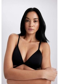 Resim Defacto Fall in Love Regular Fit Bikini Üstü W6013AZ23SMBK81 